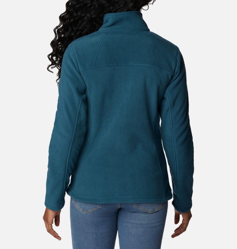 Turquoise Columbia Fast Trek II Women's Fleece Jacket | 61793NGCW