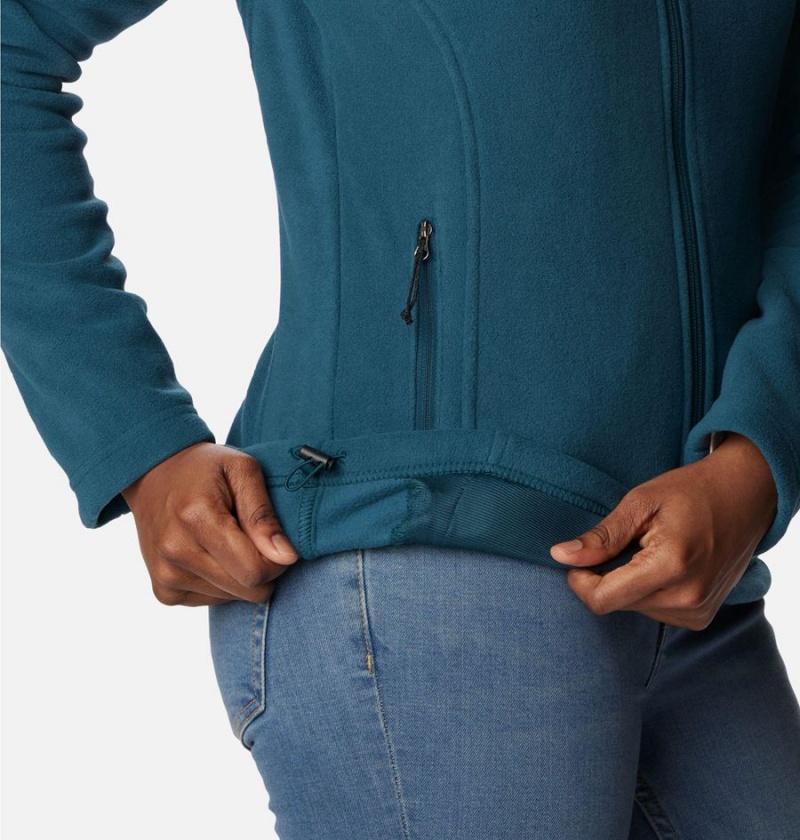 Turquoise Columbia Fast Trek II Women's Fleece Jacket | 61793NGCW