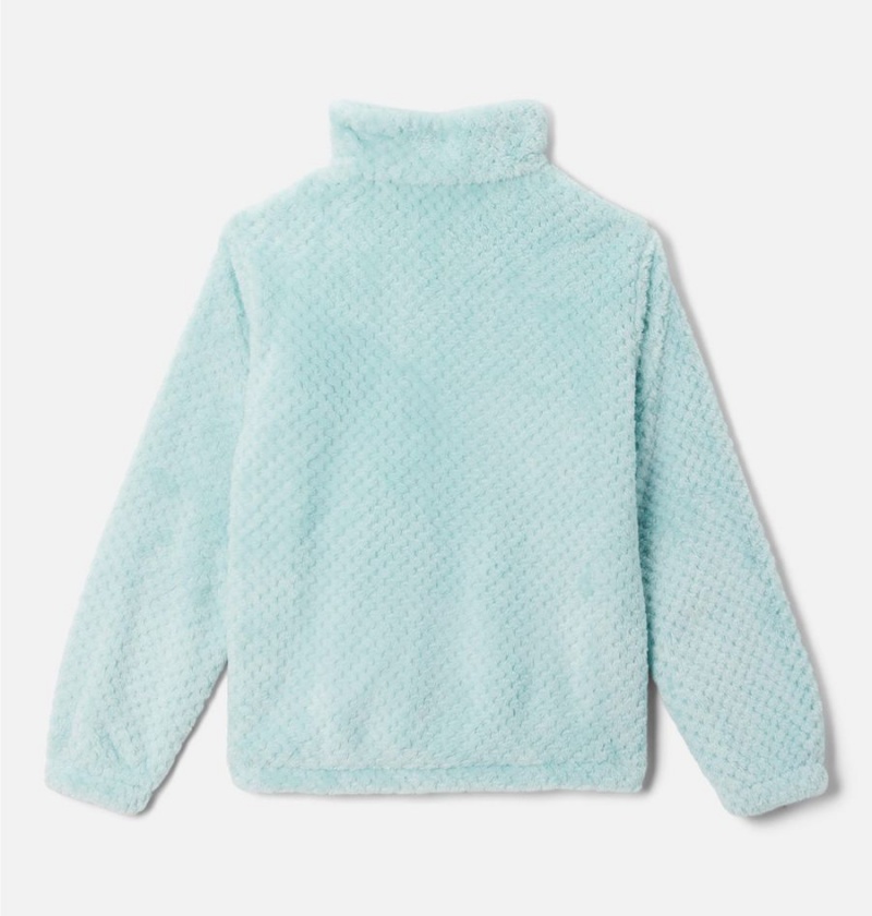 Turquoise Columbia Fire Side Sherpa Kids' Jacket | 69341EXDH