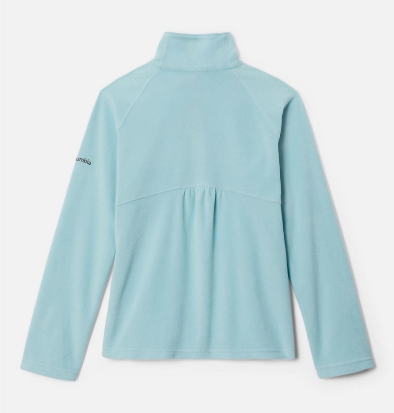 Turquoise Columbia Glacial 1/4 Zip Pullover Kids' Fleece | 41938DBLW