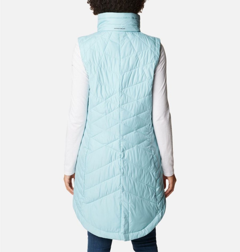 Turquoise Columbia Heavenly Long Women's Vest | 36917QODG