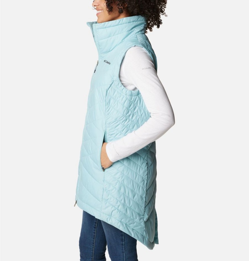 Turquoise Columbia Heavenly Long Women's Vest | 36917QODG