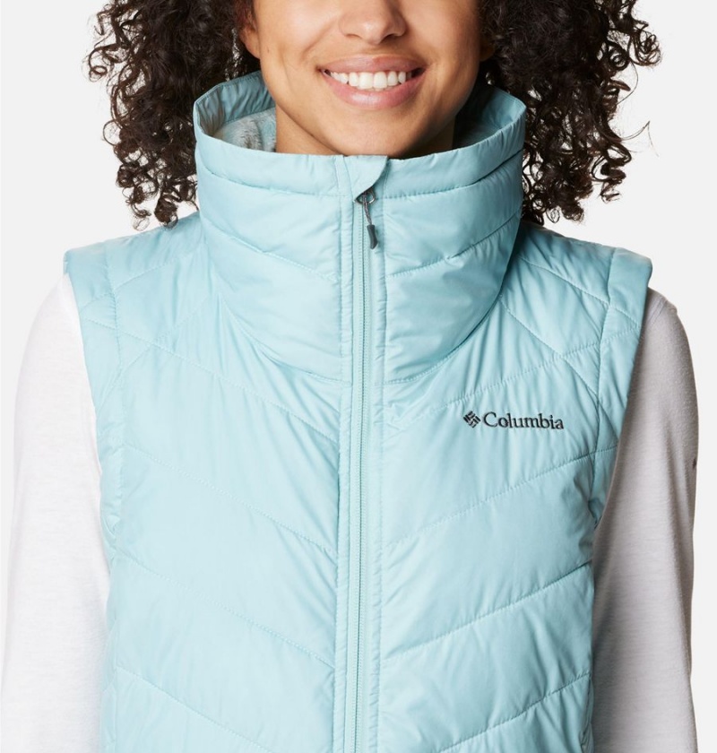 Turquoise Columbia Heavenly Long Women's Vest | 36917QODG