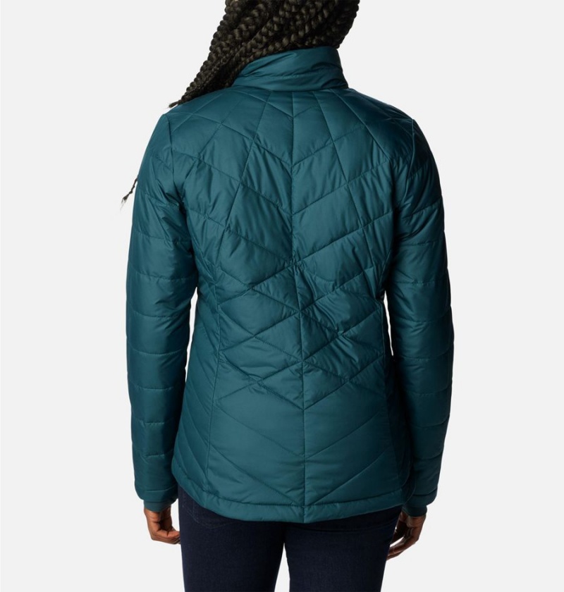 Turquoise Columbia Heavenly Women's Puffer Jacket | 23954PYVR