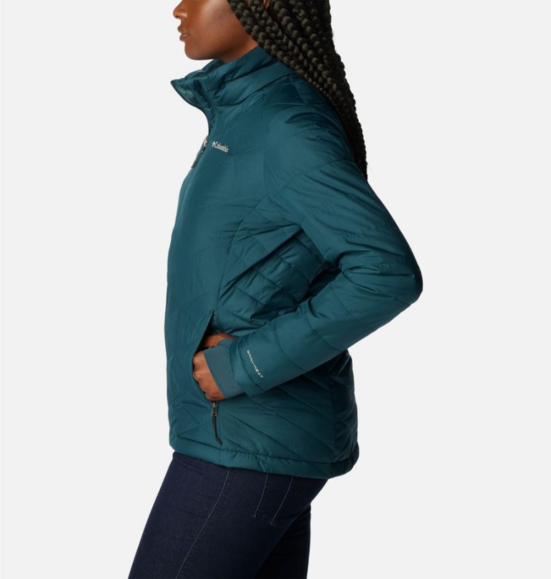 Turquoise Columbia Heavenly Women's Puffer Jacket | 23954PYVR