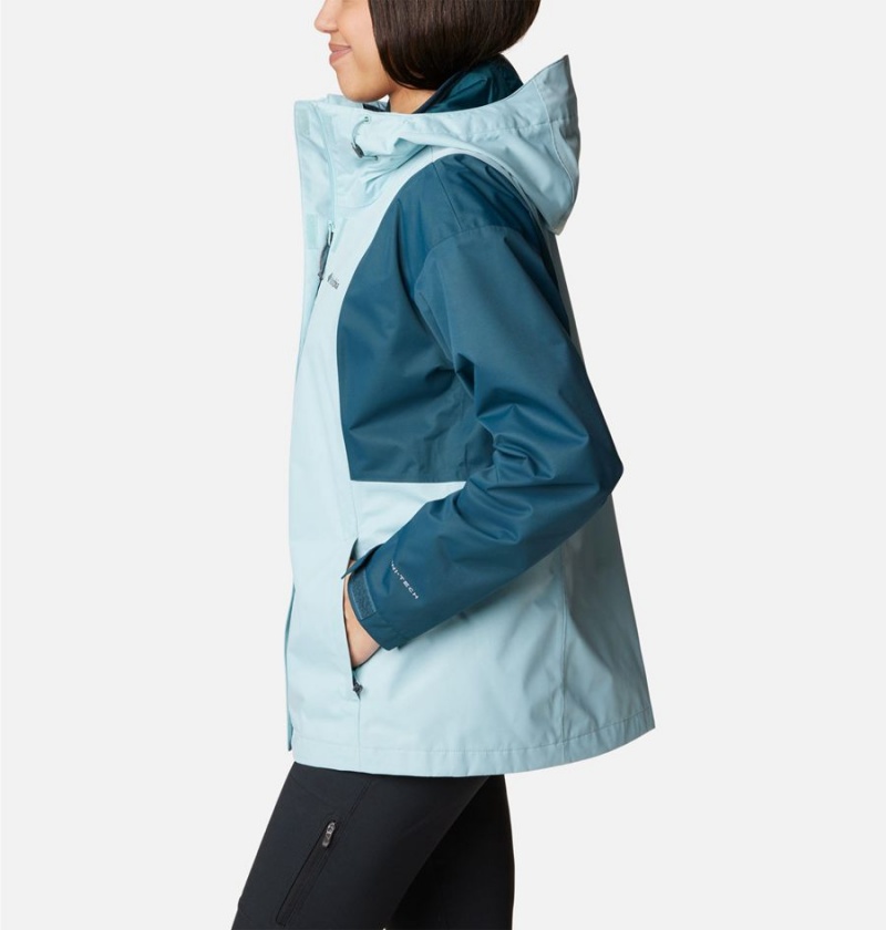 Turquoise Columbia Hikebound Interchange Women's 3 In 1 Jackets | 91203NVSW