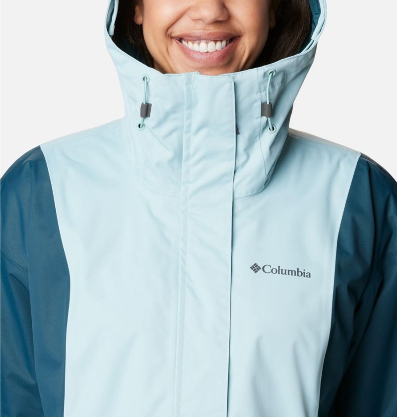 Turquoise Columbia Hikebound Interchange Women's 3 In 1 Jackets | 91203NVSW