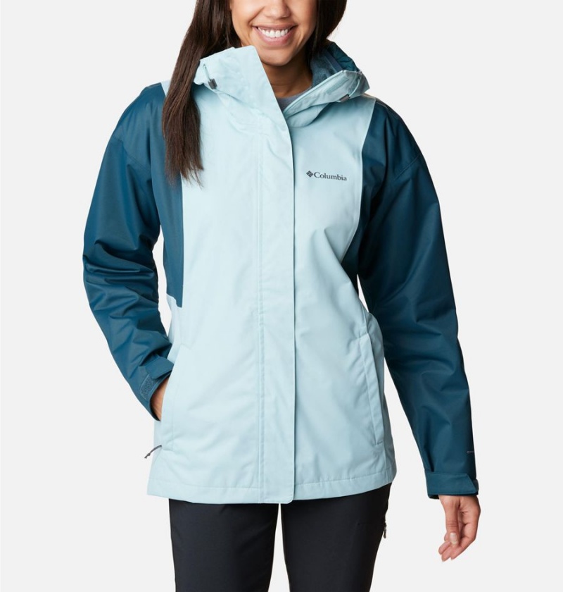 Turquoise Columbia Hikebound Interchange Women\'s 3 In 1 Jackets | 91203NVSW