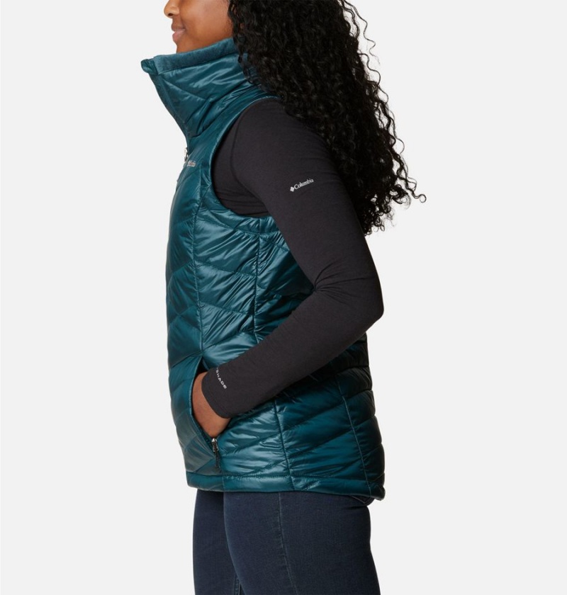 Turquoise Columbia Joy Peak Insulated Women's Vest | 71368VZUQ