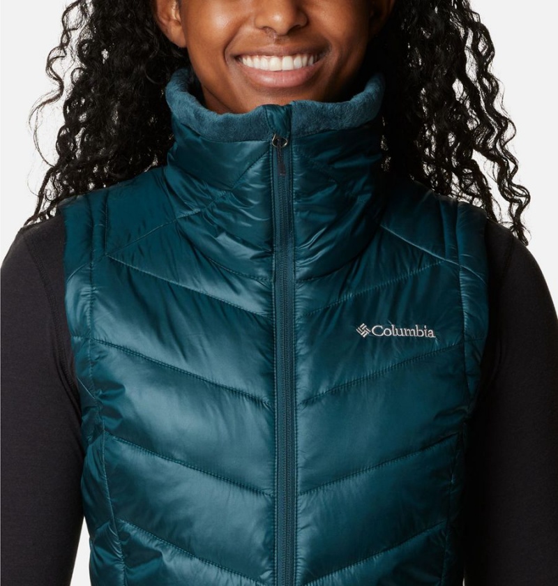 Turquoise Columbia Joy Peak Insulated Women's Vest | 71368VZUQ