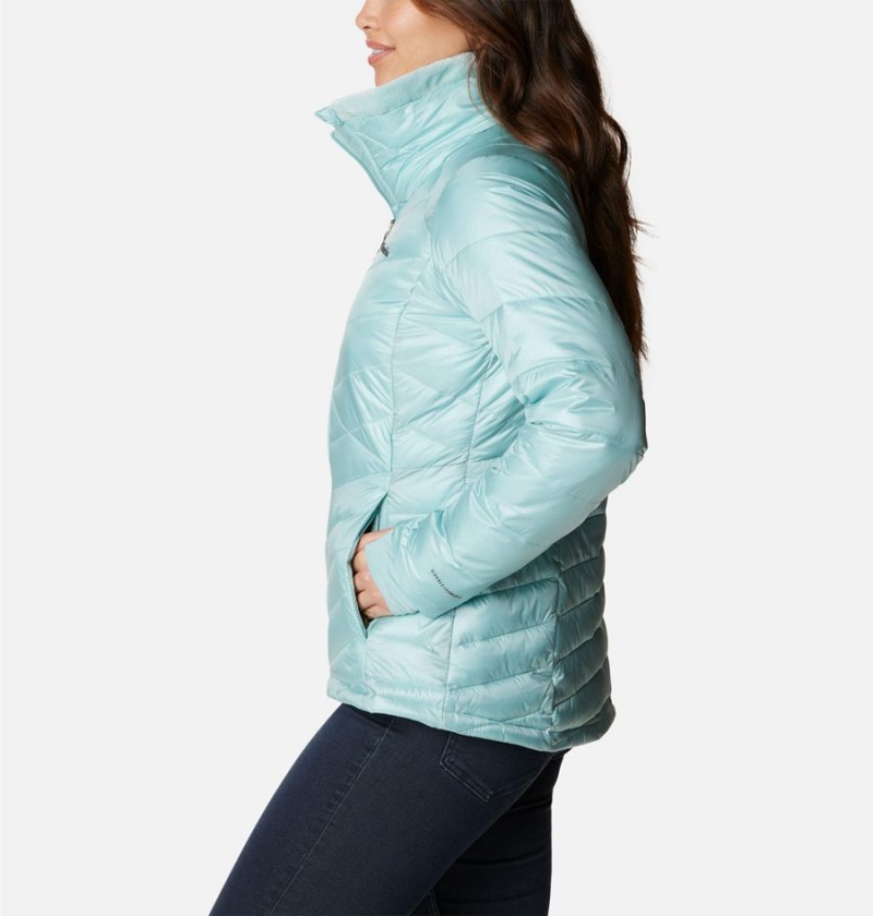 Turquoise Columbia Joy Peak Insulated Women's Puffer Jacket | 17680ZRFS