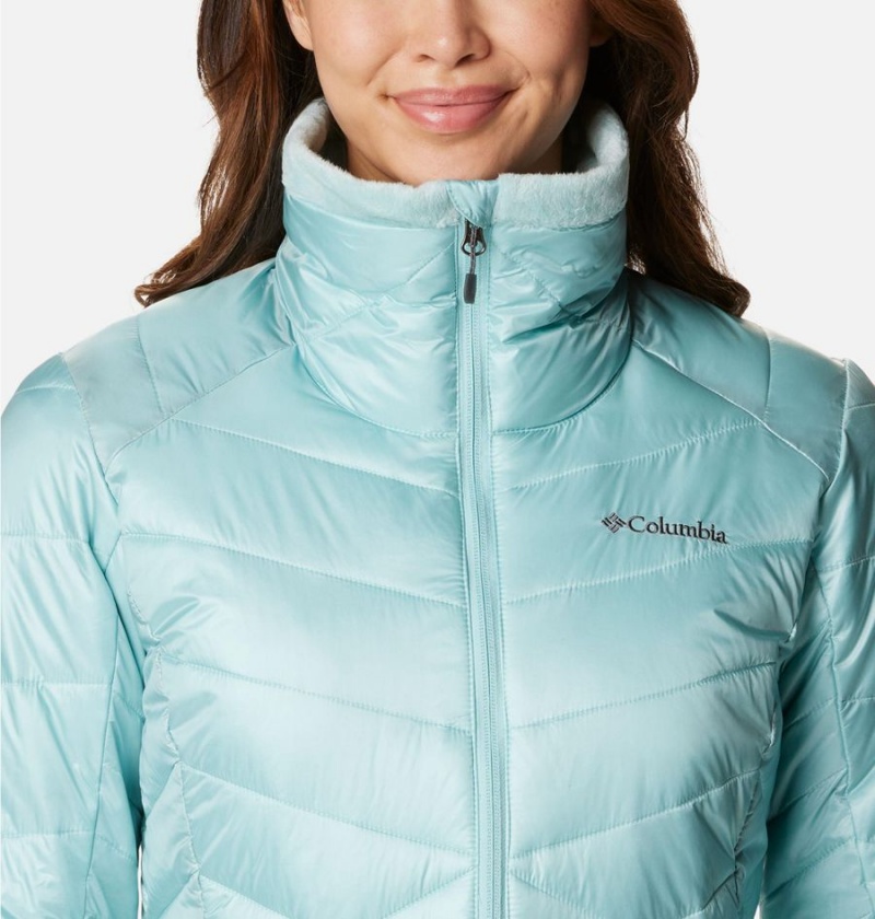 Turquoise Columbia Joy Peak Insulated Women's Puffer Jacket | 17680ZRFS