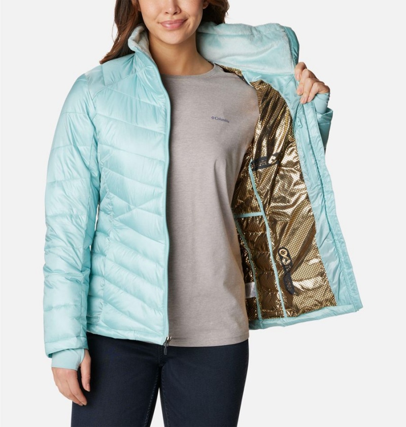 Turquoise Columbia Joy Peak Insulated Women's Puffer Jacket | 17680ZRFS