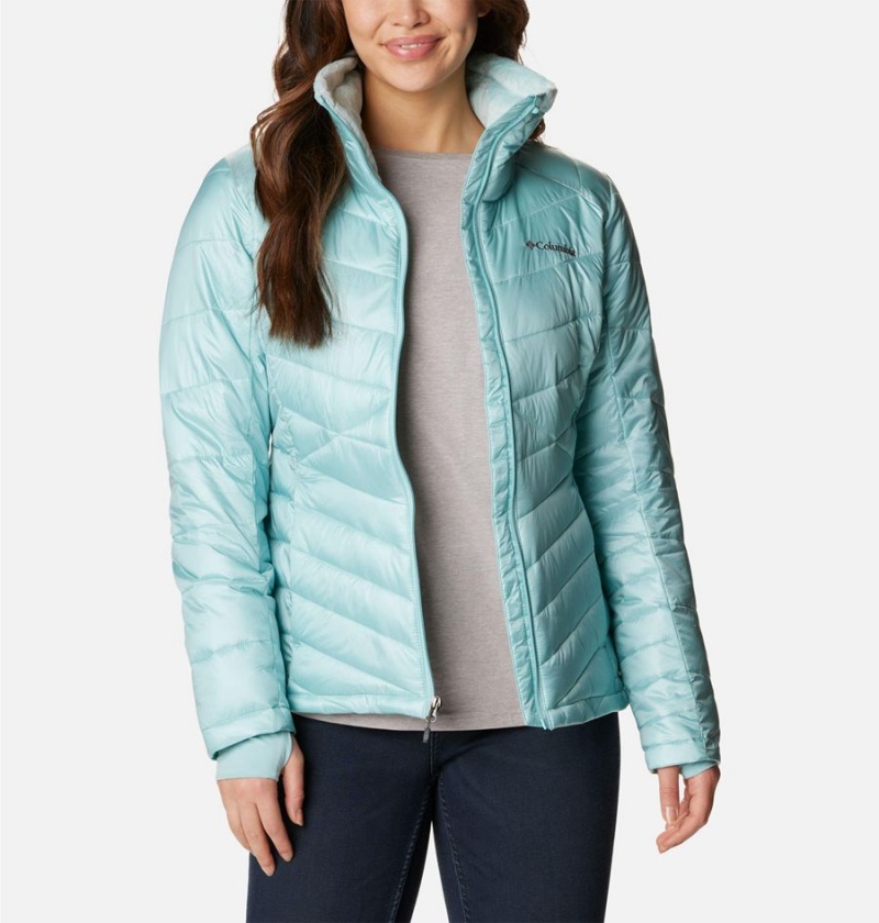 Turquoise Columbia Joy Peak Insulated Women's Puffer Jacket | 17680ZRFS