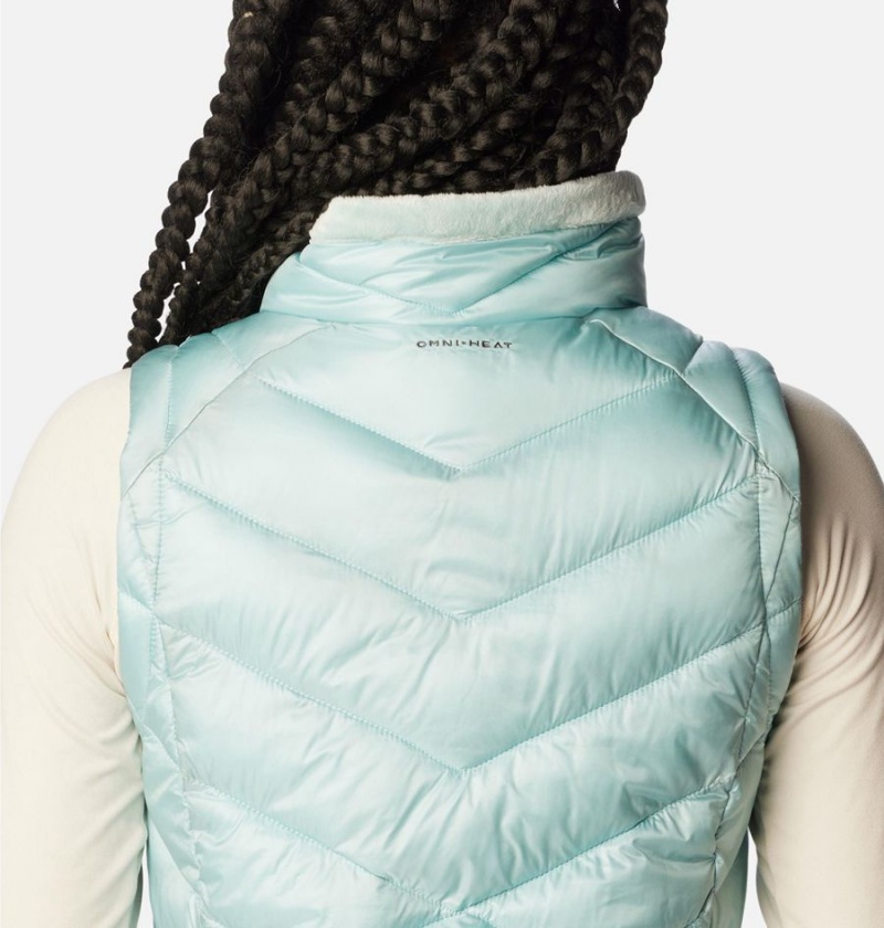 Turquoise Columbia Joy Peak Long Women's Vest | 09842OCXE