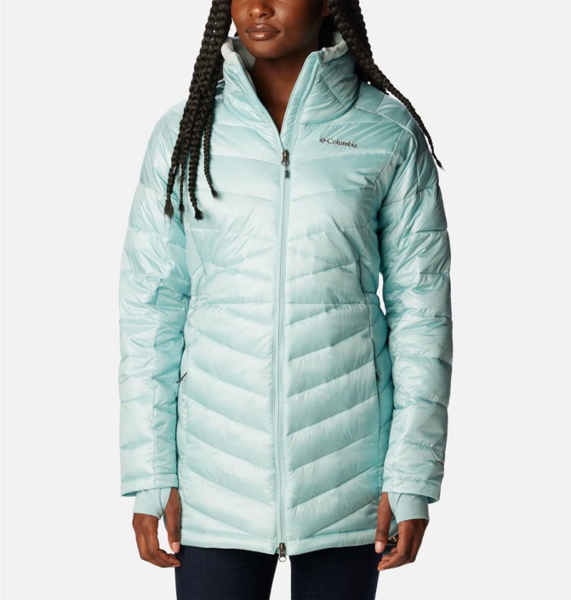 Turquoise Columbia Joy Peak Mid Women\'s Puffer Jacket | 76834HYWT