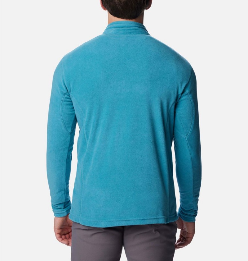 Turquoise Columbia Klamath Range II Half Zip Fleece Men's Pullover | 37569PQKV