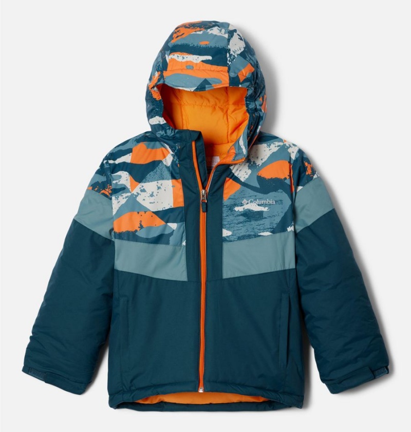 Turquoise Columbia Lightning Lift II Kids\' Jacket | 19845OSBJ