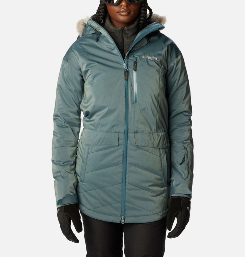 Turquoise Columbia Mount Bindo III Insulated Women\'s Puffer Jacket | 26437SBDP