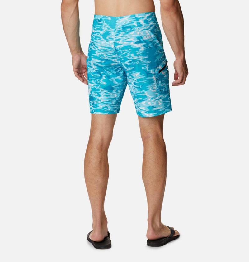 Turquoise Columbia PFG Offshore II Board Men's Shorts | 34862DZYR