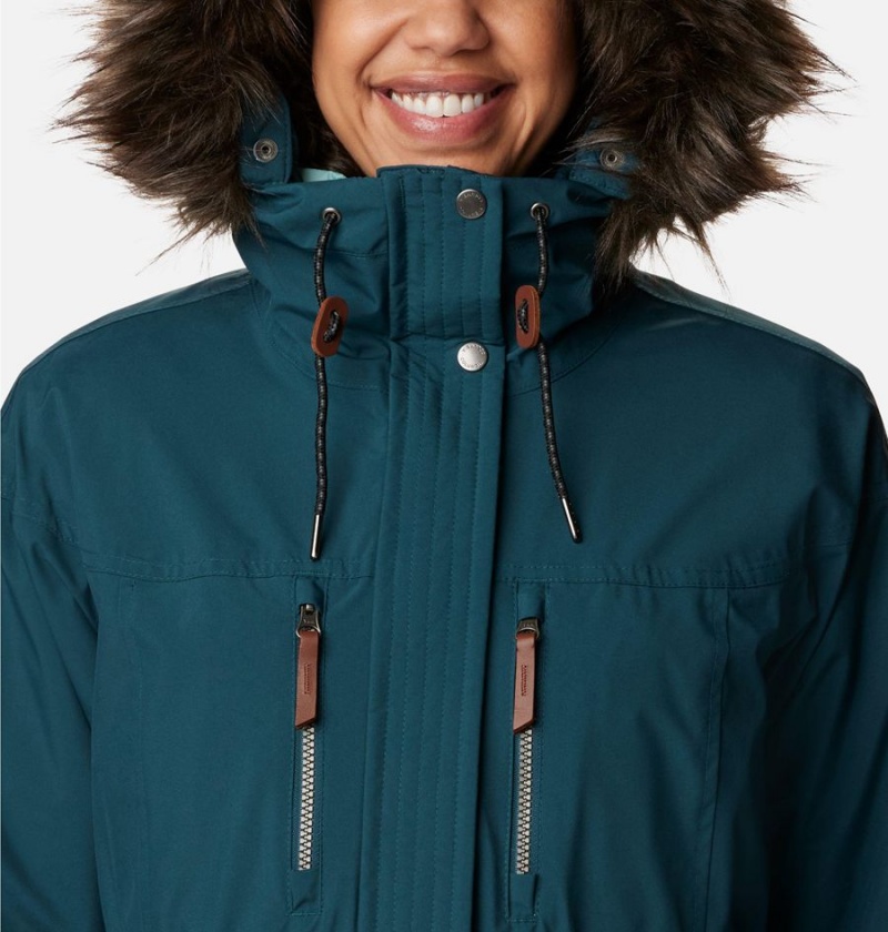 Turquoise Columbia Payton Pass Interchange Women's Coats | 96235ISVJ