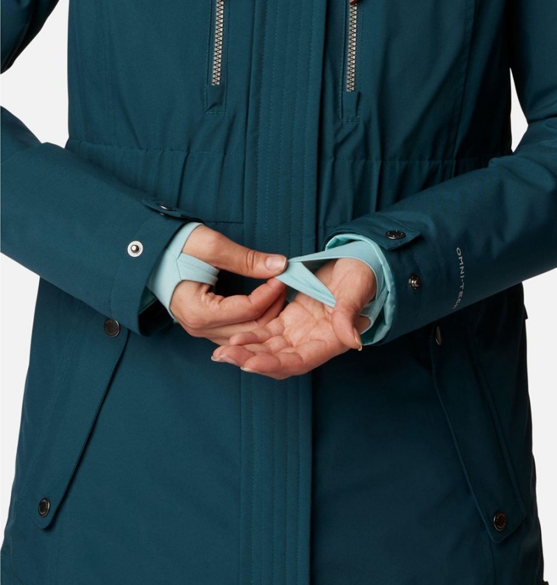 Turquoise Columbia Payton Pass Interchange Women's Coats | 96235ISVJ