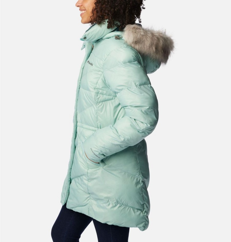 Turquoise Columbia Peak to Park Mid Insulated Women's Puffer Jacket | 87315HGOC