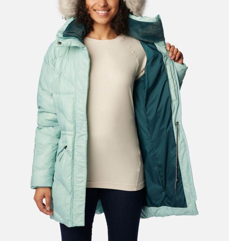 Turquoise Columbia Peak to Park Mid Insulated Women's Puffer Jacket | 87315HGOC