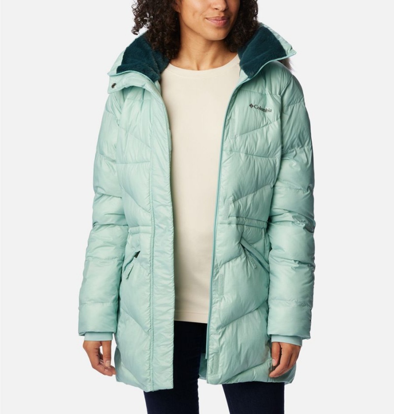 Turquoise Columbia Peak to Park Mid Insulated Women's Puffer Jacket | 87315HGOC