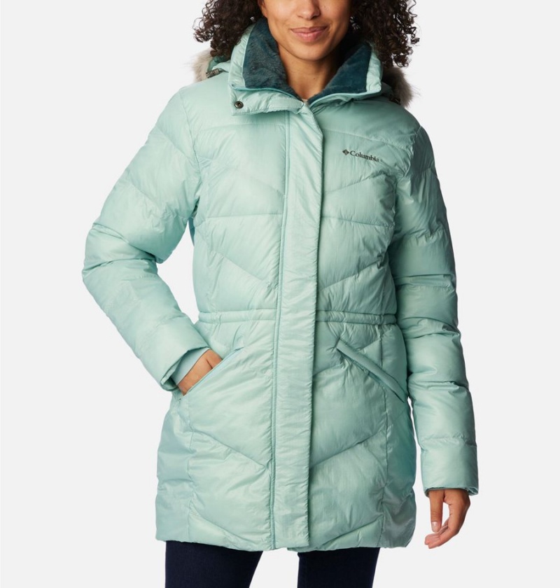 Turquoise Columbia Peak to Park Mid Insulated Women\'s Puffer Jacket | 87315HGOC