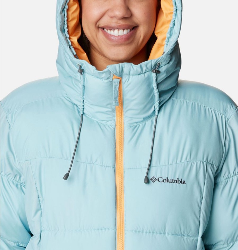 Turquoise Columbia Pike Lake II Insulated Women's Puffer Jacket | 96518HNBO