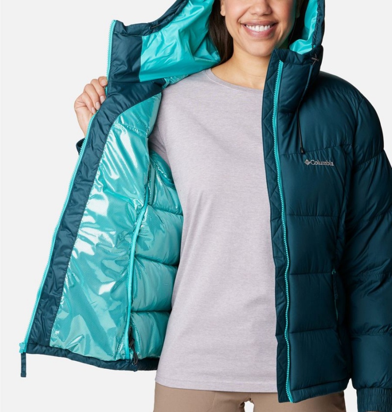 Turquoise Columbia Pike Lake II Insulated Women's Puffer Jacket | 74689RXMJ