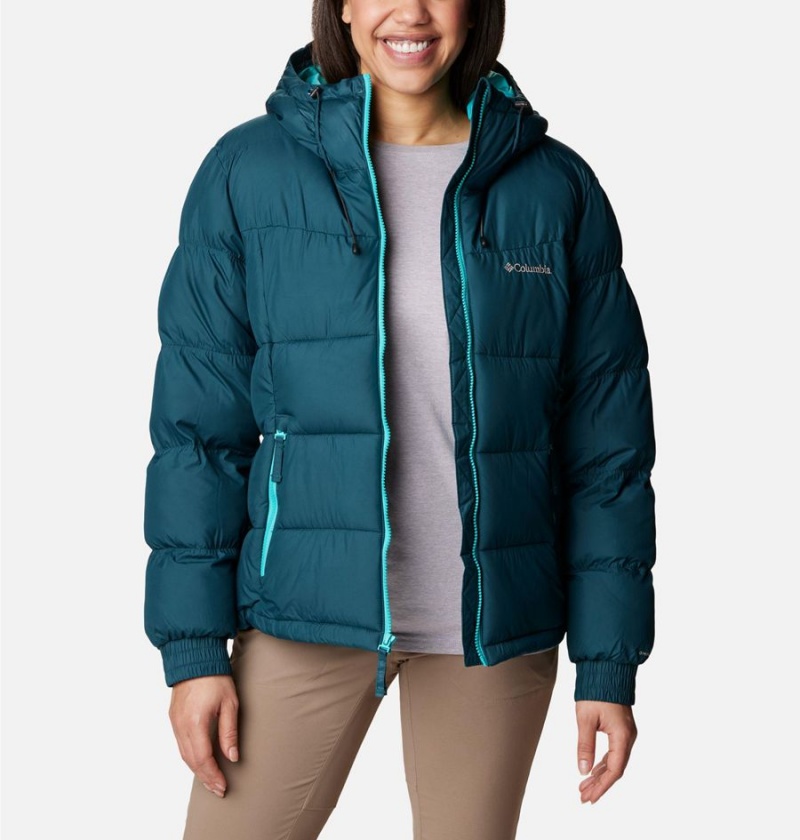 Turquoise Columbia Pike Lake II Insulated Women's Puffer Jacket | 74689RXMJ