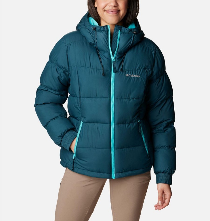 Turquoise Columbia Pike Lake II Insulated Women\'s Puffer Jacket | 74689RXMJ