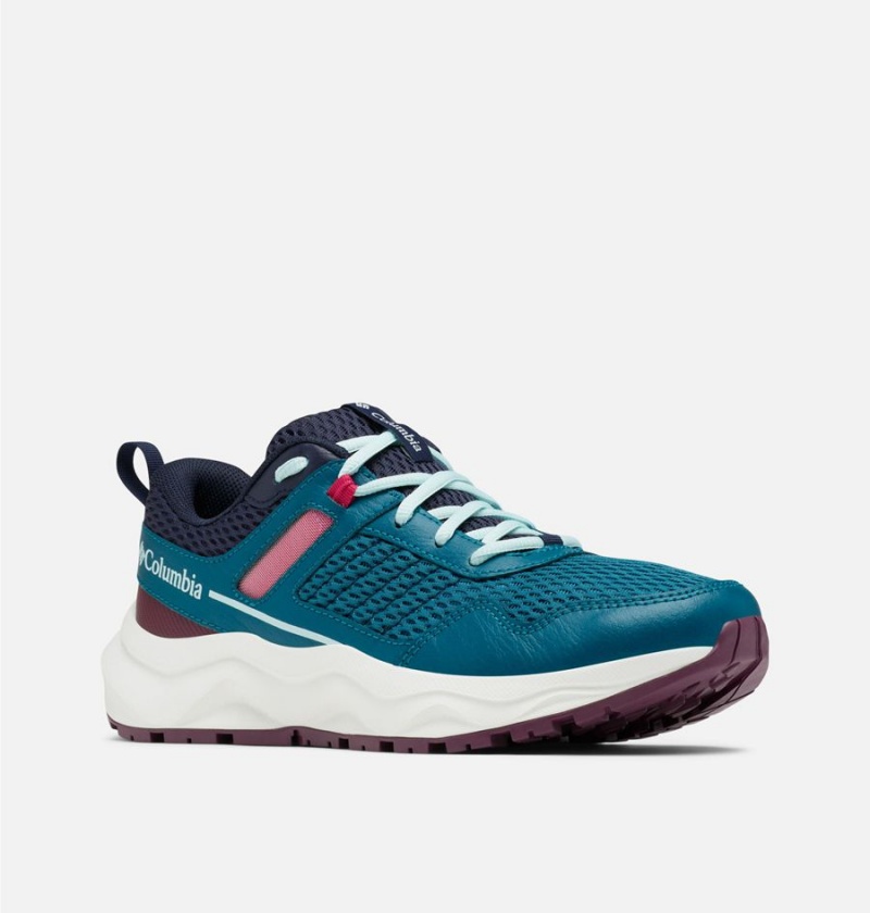 Turquoise Columbia Plateau Women's Sneakers | 82635VQYN