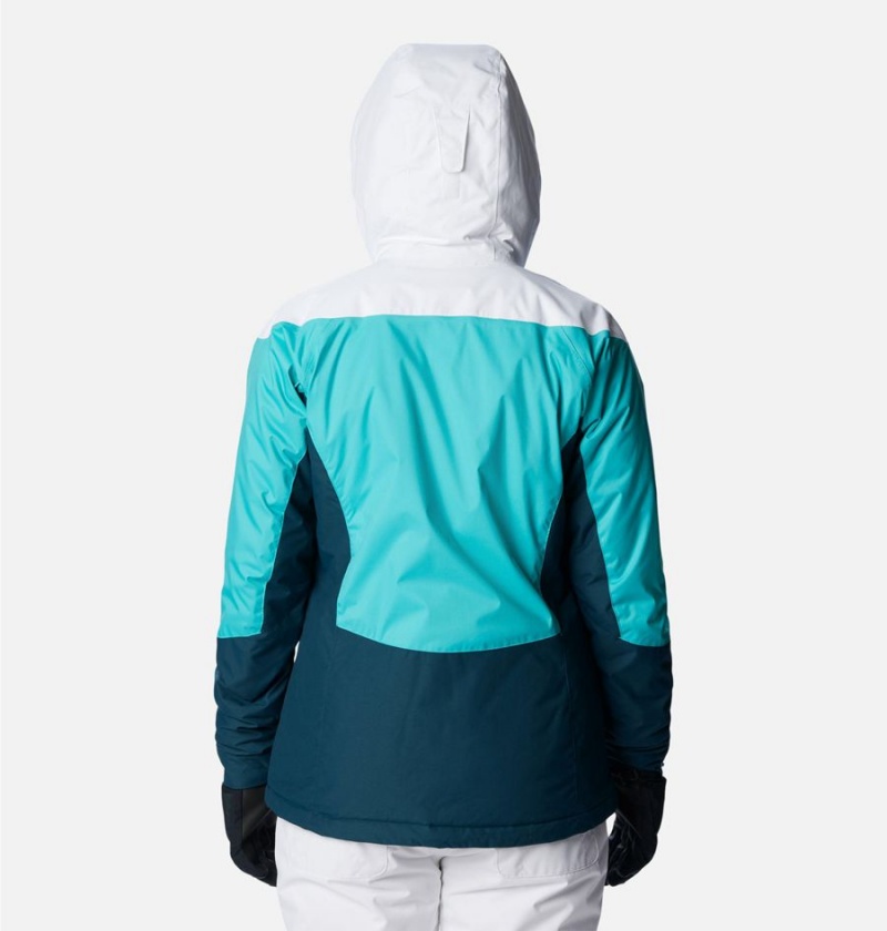 Turquoise Columbia Rosie Run Insulated Women's Ski Jacket | 52316KJMD