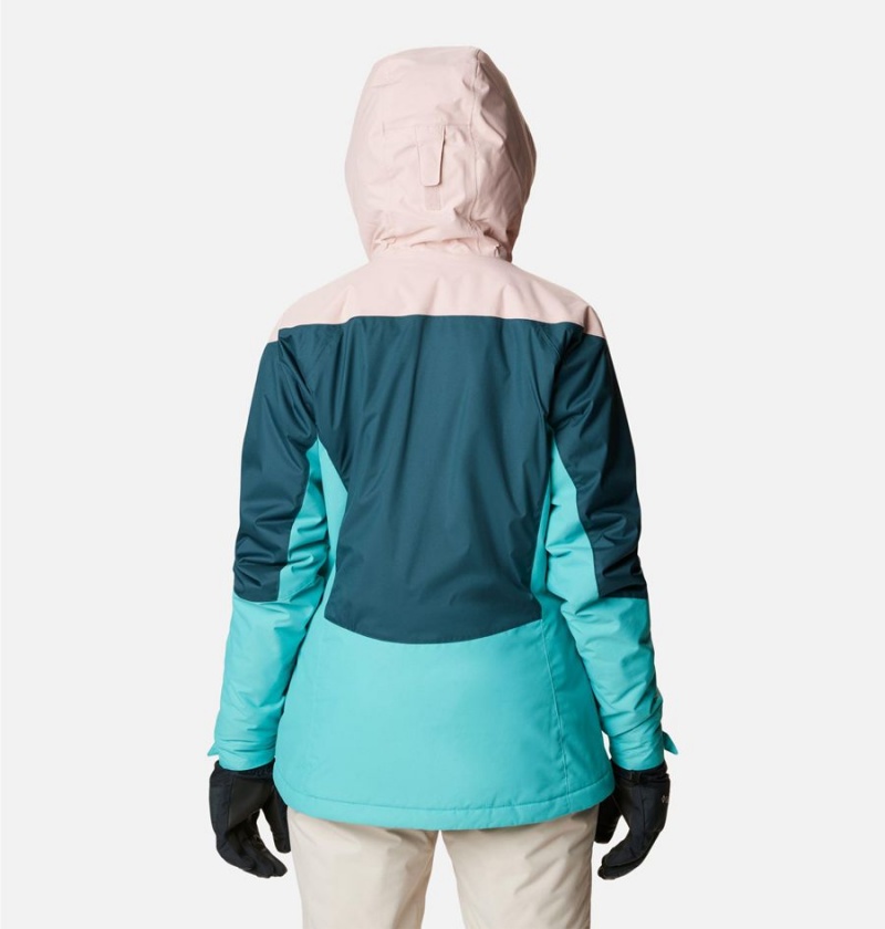 Turquoise Columbia Rosie Run Insulated Women's Ski Jacket | 14820AYBR