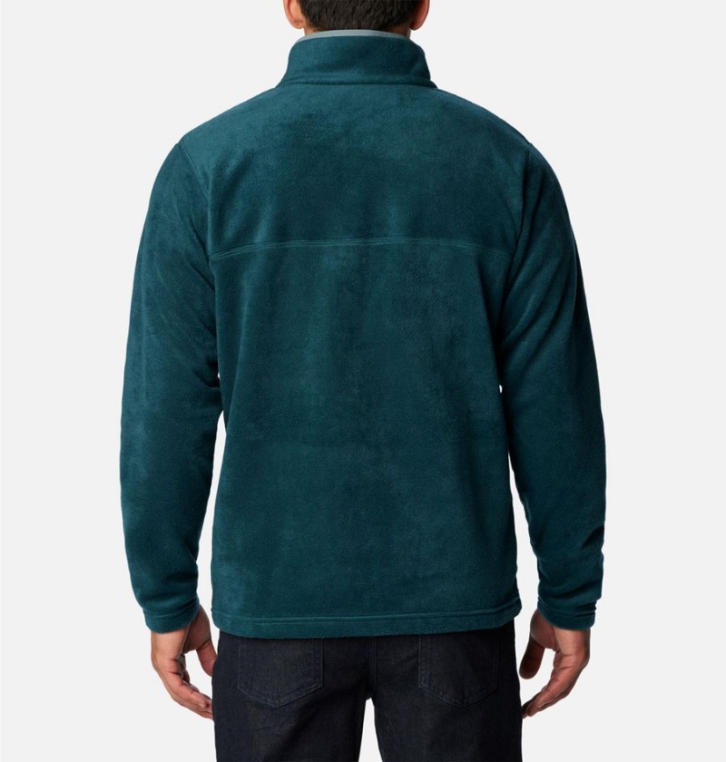 Turquoise Columbia Steens Mountain Half Snap Fleece Men's Pullover | 69270YZAW