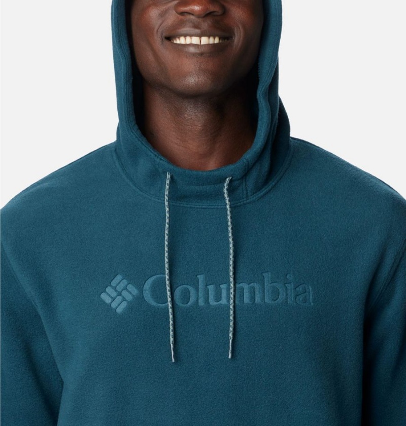 Turquoise Columbia Steens Mountain Men's Hoodie | 12708MPNT