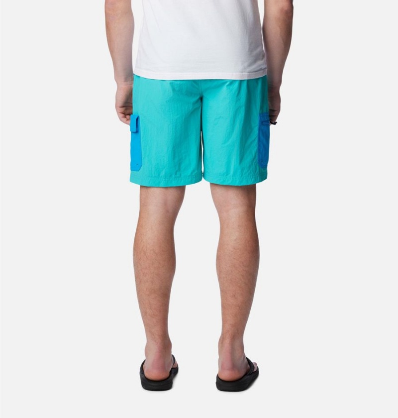 Turquoise Columbia Summerdry Brief Men's Shorts | 89214WMFO