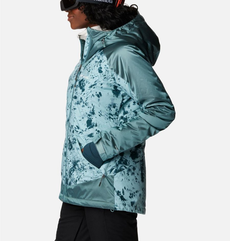 Turquoise Columbia Sweet Shredder II Insulated Women's Ski Jacket | 83914KARB