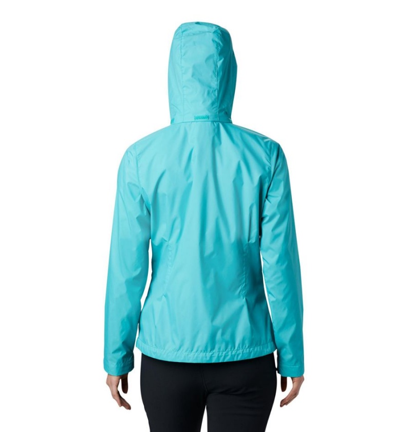 Turquoise Columbia Switchback III Women's Rain Jacket | 39120EHDS