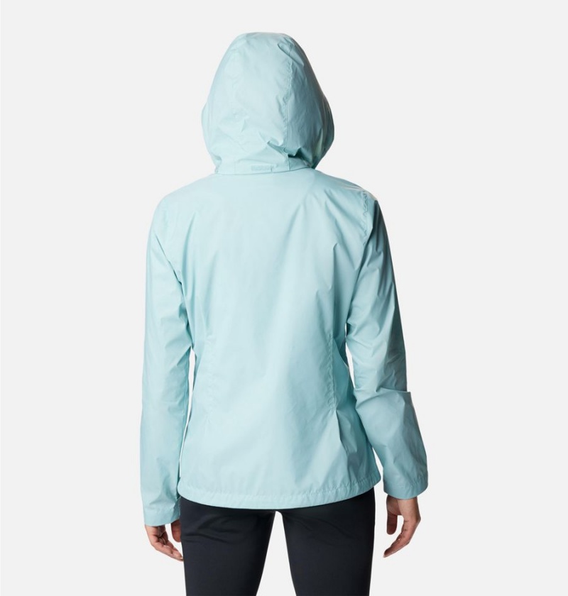 Turquoise Columbia Switchback III Women's Rain Jacket | 91542XRYB