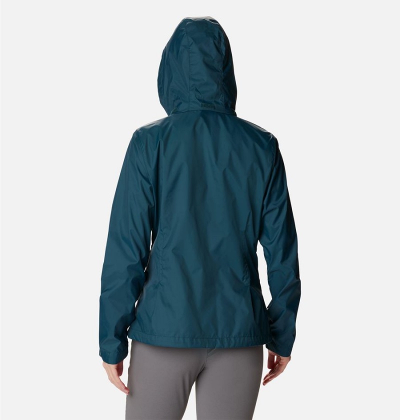 Turquoise Columbia Switchback III Women's Rain Jacket | 67084FOJA