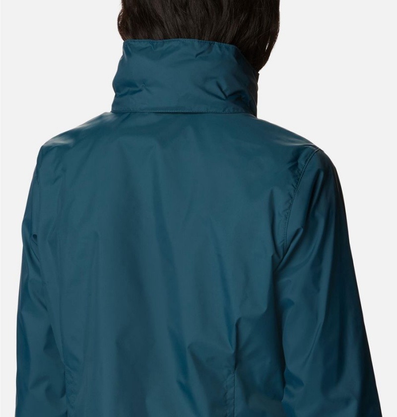 Turquoise Columbia Switchback III Women's Rain Jacket | 67084FOJA