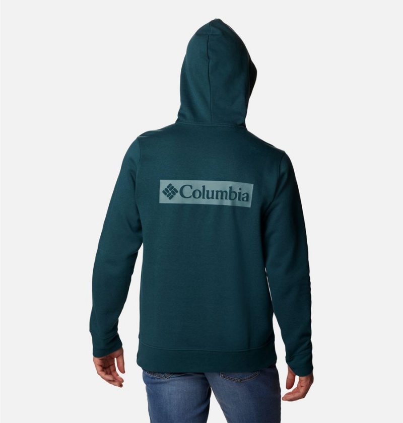 Turquoise Columbia Trek Men's Hoodie | 30874ZCVN