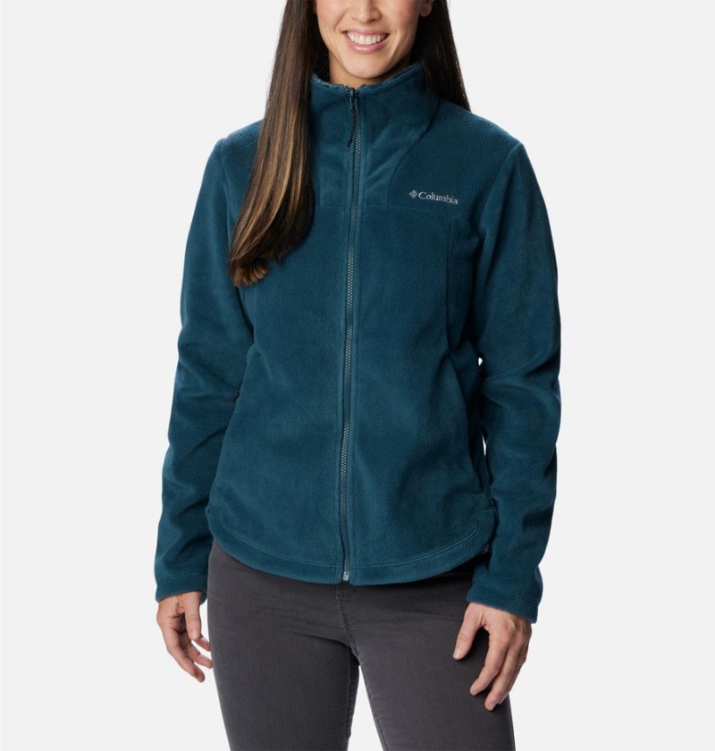 Turquoise Columbia Tunnel Falls II Interchange Women's 3 In 1 Jackets | 63470FDLK