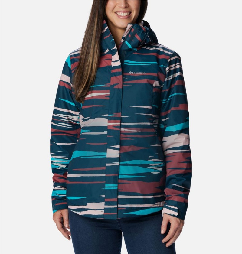 Turquoise Columbia Tunnel Falls II Interchange Women\'s 3 In 1 Jackets | 21603PVAS