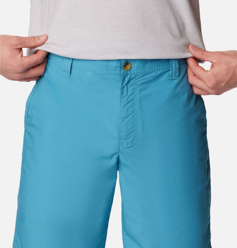 Turquoise Columbia Washed Out Men's Shorts | 71392XGSP