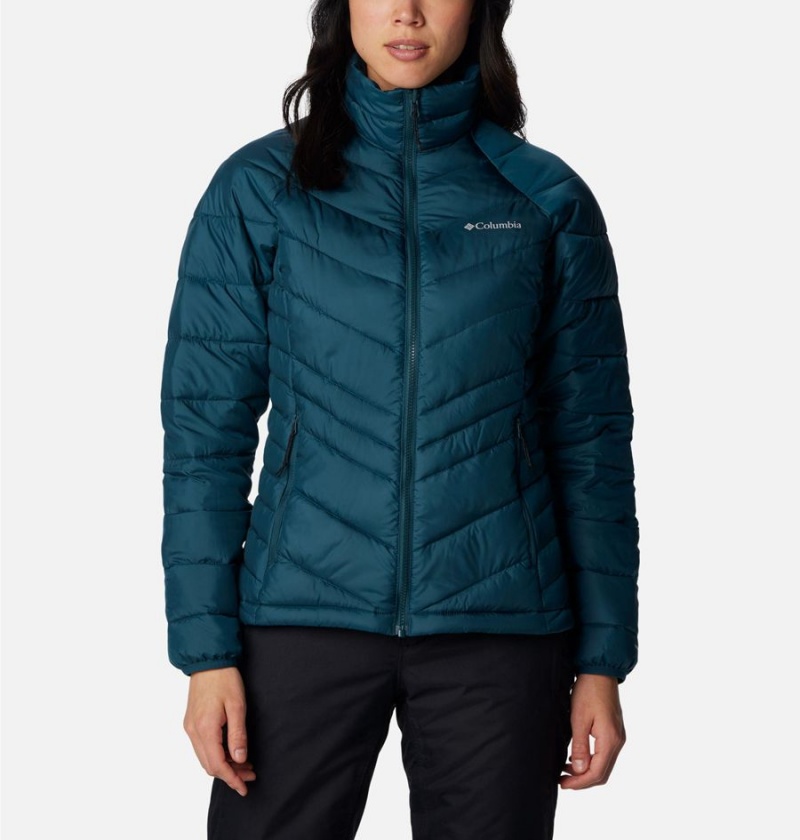 Turquoise Columbia Whirlibird IV Interchange Women's Ski Jacket | 96872URIG